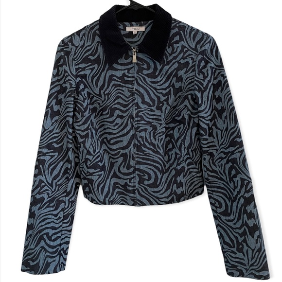 Miaou Jackets & Blazers - Miaou blue zebra Kai jacket - size small